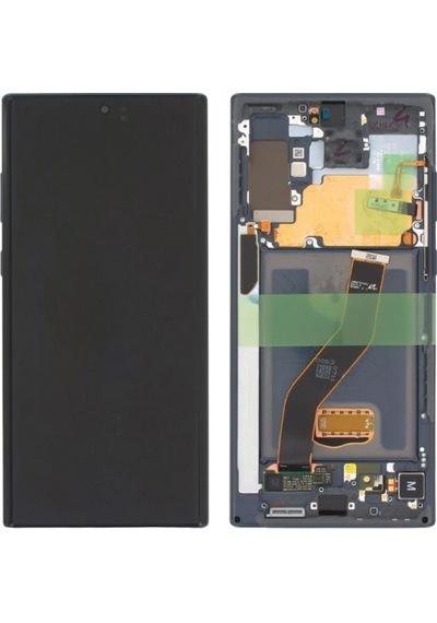 Samsung Galaxy Note 10 Plus Sm-n975 Uyumlu Çıtalı Hk Lcd Ekran Dokunmatik Siyah