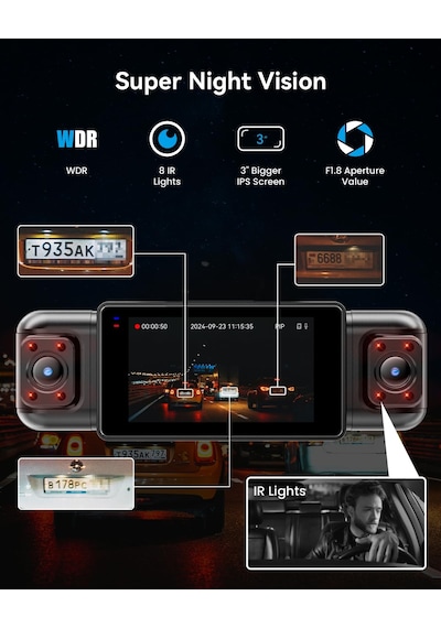 Iıwey N5 Araç Kamerası 4 Kanallı 360 Araba İçin Kamera - 1080p Ön, Arka, İç, Yanlar - Gece Görüşü, G-sensörü, Park Modu, 5g Wifi Ve Uygulama, Dahil. 128gb Sd Kart Iıwey N5 Araç Kamerası 4 Kanallı 360 Araba İçin Kamera - 1080p Ön, Arka, İç, Yanlar - Gece Görüşü, G-sensörü, Park Modu, 5g Wifi Ve Uygulama, Dahil. 128gb Sd Kart