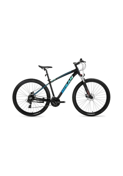 Bisan Mtx 7200 Erkek Dağ Bisikleti 43cm Md 27.5 Jant 24 Vites Mat Siyah Mavi Çok Renkli