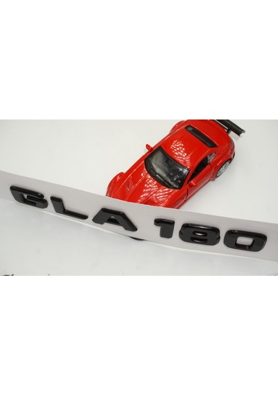GLA 180 Bagaj Parlak Siyah ABS 3M 3D Yazı Logo