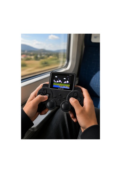 Şarjlı Retro Gamepad Oyun Konsolu 520 Oyunlu Tv Çıkışlı El Konsolu - Hs08377382-4907 Renkli