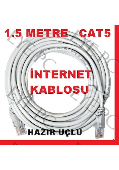 Cat5 Kablo Ket 5 Kablo Ethernet Internet Kablosu