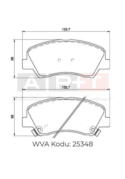 Balata Hyundai Accent Blue 11- Accent Iv 10- İ20 14- Kıa Rio Iıı 12- Ön