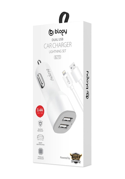 Blogy 3.4A Dual Usb Araç Şarj Seti
