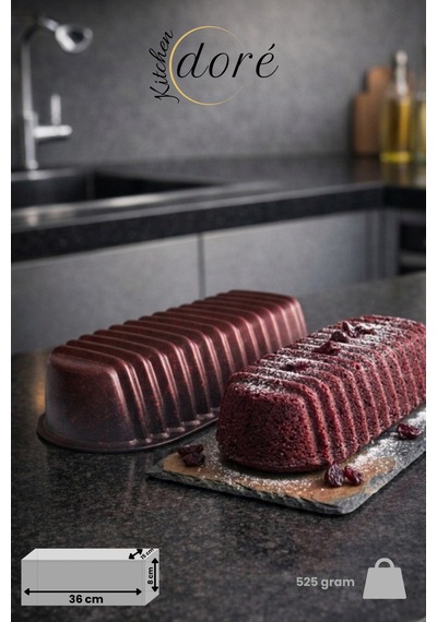 Baton Kek Kalıbı Cherry Red Kalın Döküm Üç Katmanlı Kaplama 525 Gram Kırmızı