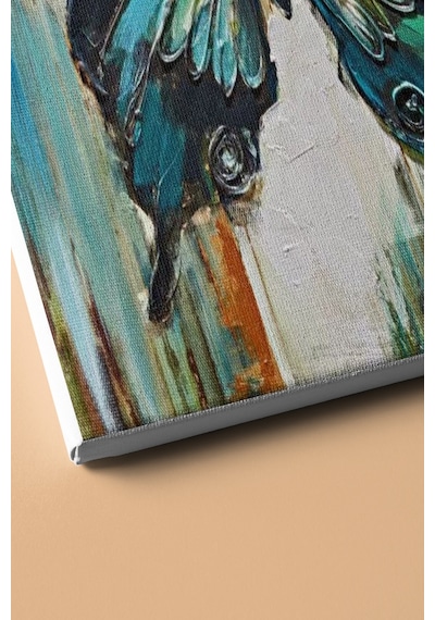 Webstyle Sayılarla Boyama Seti Kasnaklı Mavi Kelebeğin Uyanışı 50 X 65 Cm