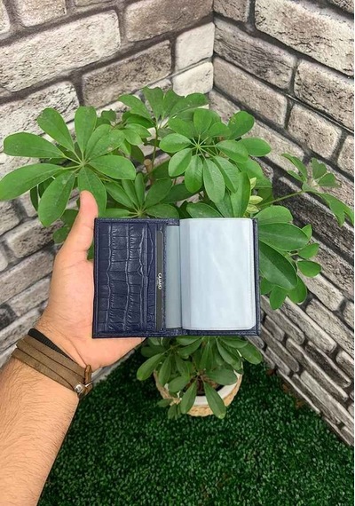 Guard Lacivert Croco Desenli Lastikli Spor Kartlık - Grd2403xw22327 Lacivert