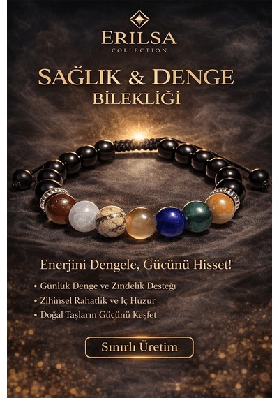 Doğal Taş Bilekliği - Kuvars Akik Jasper Florit Obsidyen Taşı