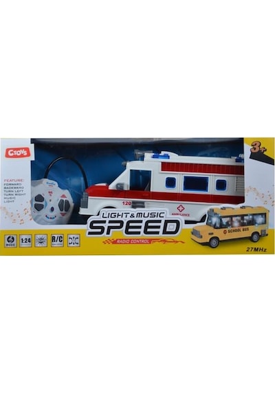 Ctoys Uzaktan Kumandalı Ambulans Wl-167b