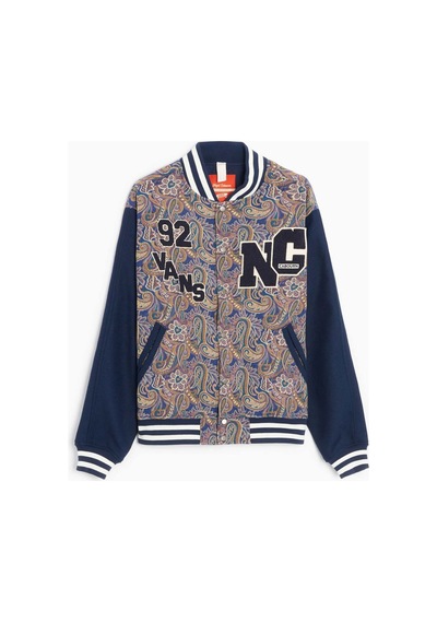 Vans Vault X Nigel Cabourn Letterman Çok Renkli Erkek Kolej Ceketi Vn0a7srq4481