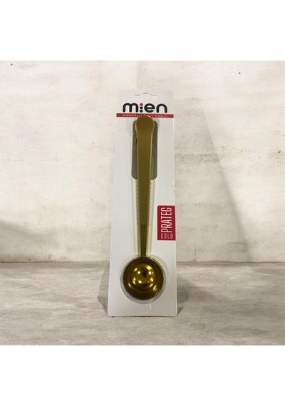 Mien Mien Metal Mandallı Ölçü Kaşığı 17 Cm Pratik Sabitlenebilir Mutfak Ölçü Kaşığı 15 Ml Sarı