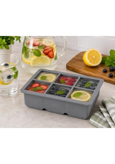 24323 Ice Cube Kare Dondurmalık Servis Tabağı Kristal 9 Cm El Imalatı Çok Renkli