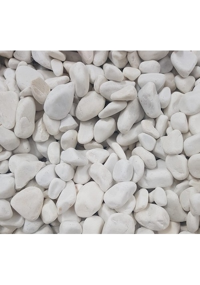 Dolomit Taş 25 Kg 2-4 Cm Beyaz Dere Taşı Çakıl Taşı Bahçe Süs Taş