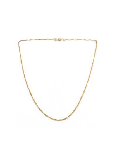 Altın Kaplama Singapur Zincir 45 Cm Zn-248 Altın