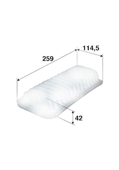 SARDES SA508 Hava Filtresi 107 / C1 / Yaris 99-05 1.0
