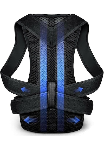 Ayarlanabilir Sırt Ve Bel Duruş Düzeltici Korse Unisex Postür Korsesi Dik Duruş Korsesi Standart