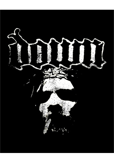 Zepplin Giyim Down Jesus Face Büyük Sırt Patch Yama