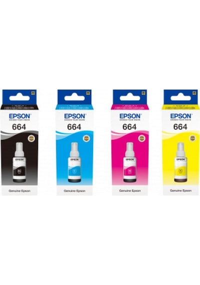 Epson T664 Mürekkep Kartuş Takımı Kutulu Ürün L386
