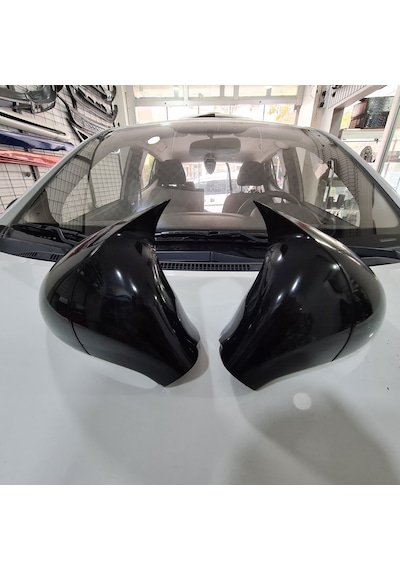Peugeot 308 Yarasa Batman Ayna Kapak. Piano Black Parlak Siyah