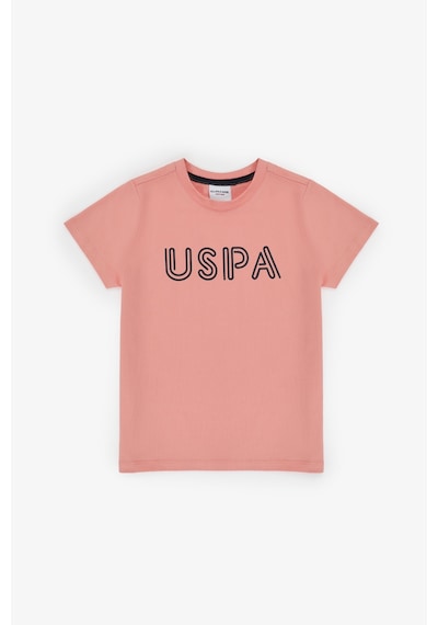 U.S. Polo Assn. Erkek Çocuk Mercan Tişört Basic 50325556-vr204 Coral