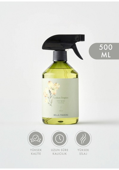 Bella Maison Golden Tropics Oda Spreyi Yeşil 500 Ml Portakal Çiçeği