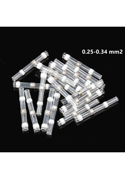Asafe Isı Büzüşmeli,Kendinden Lehimli,Izolekonnektör 0,34Mm(20Li)
