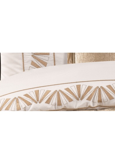 Goldroom Home Verona Nakışlı Çeyiz Seti 8 Parça Vizon
