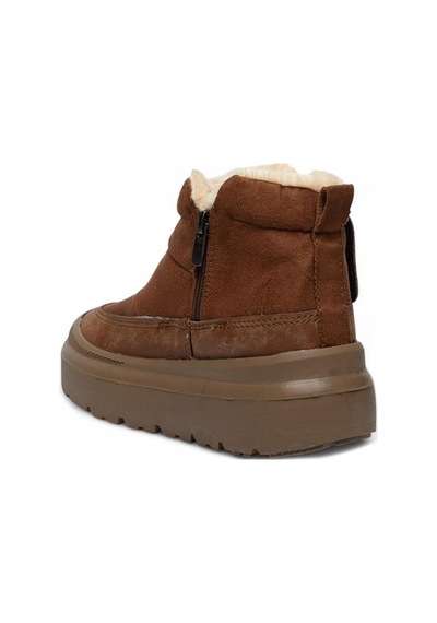 Celira Twg İçi Kürklü Taba Süet Kadın Bot & Bootie Nsb823 Taba