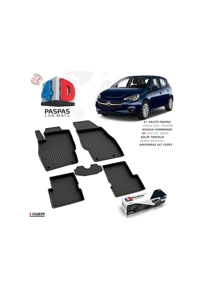 Opel Corsa E 4d Havuzlu Paspas 2014-2019 A+kalite 4ds-83339