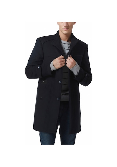 Plt8308 Dewberry Palto-desenli Lacivert