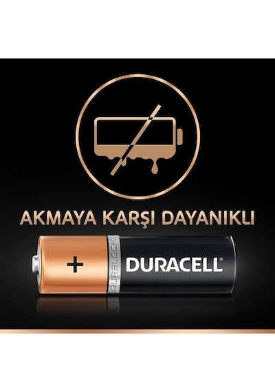 Duracell AA 1.5V Pil (2 Adet)