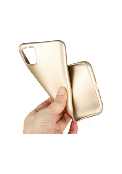 Rba Aksesuar Realme C11 Kılıf Rba Premier Silikon Kapak - Gold Altın