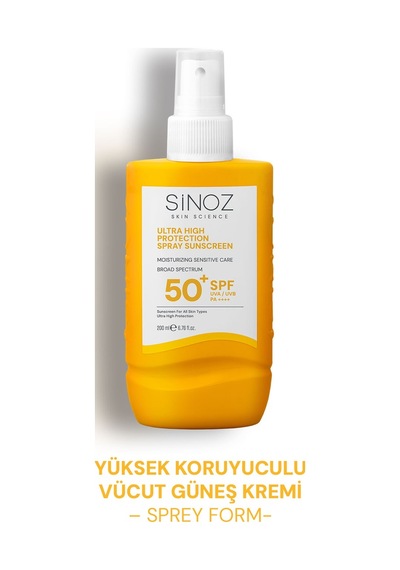 Sinoz Hassas Bakım Ultra Yüksek Koruyucu ve Nemlendirici Güneş Kremi SPF50+ 200 ML Sinoz Hassas Bakım Ultra Yüksek Koruyucu ve Nemlendirici Güneş Kremi SPF50+ 200 ML