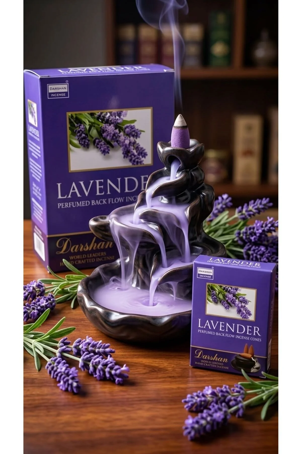Geri Akış Tütsü Lavanta Aromalı Konik Geri Akış Tütsü