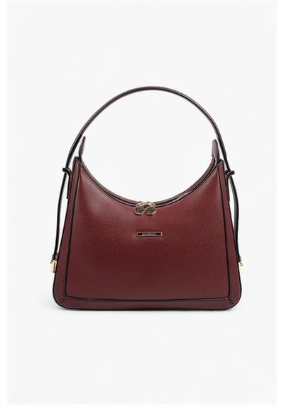 Silver Polo Sp1187 Kadın Omuz Çantası Düz Bordo-bordo