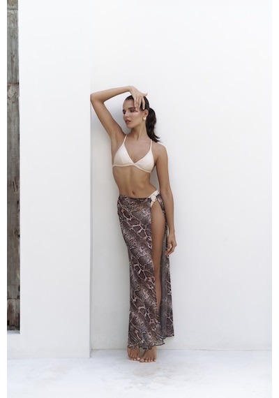 Mai Collection Mai Studios Co. Evgenios Tokalı Vizon Uzun Etek Vizon