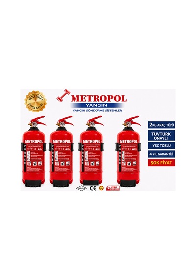 2 Kg Yangın Tüpü Tozlu Kkt Abc Ruhsata Uygun Tse-hyb Ce Belgeli 4 Yıl li - 900688020