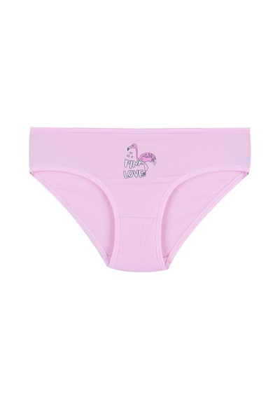 Koza İç Giyim Kız Çocuk 6'lı Desenli Slip 1050-01 Beyaz
