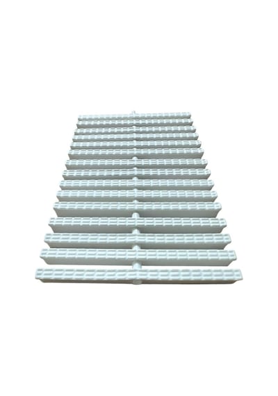 Havuz Savak Izgarası Tek Geçmeli 20 Cm 1 Metre