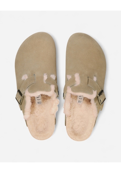 Birkenstock Boston Vl Shearlıng Bej Terlik 1028299 Bej