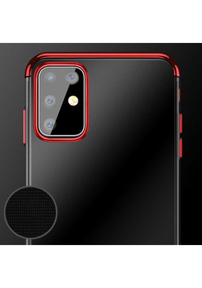 Galaxy S20 Plus Kılıf Zore Dört Köşeli Lazer Silikon Kılıf