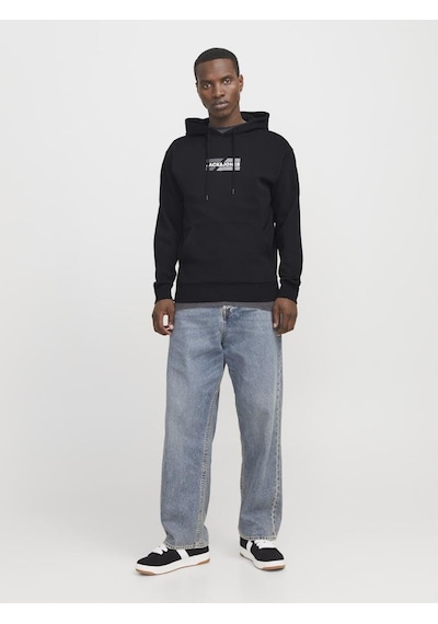 Jack & Jones Jjcorp Graphıc Sweat Hood Noos Çok Renkli