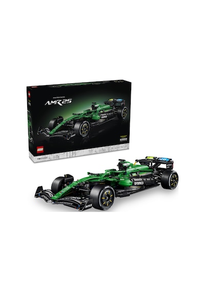 LEGO® Technic Aston Martin Aramco AMR25 F1® Araba 42240 - Yetişkinler için Diferansiyel İçeren Model Yapım Seti (1547 Parça)