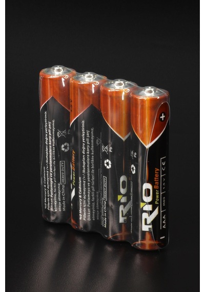 Rio 8li Aaa R03 İnce Kalem Pil Kumanda Pili Çinko Karbon Pil Zn-c 1.5v