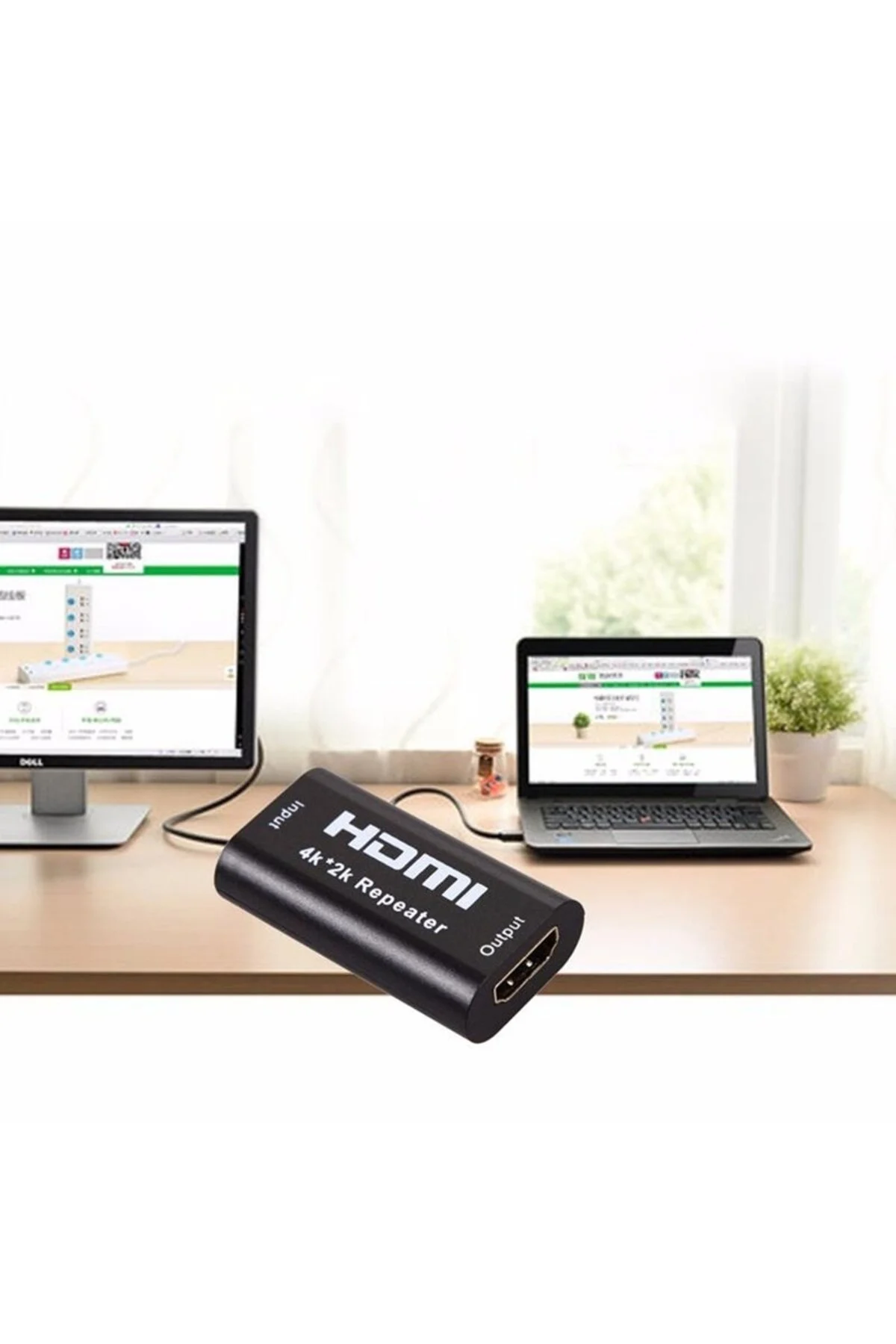 Hdmı Repeater Ara Uzatıcı 60hz 4k Sinyal Yükseltici 40 Metre Kablo Hdmi Dişi-dişi Uzatıcı Konnektör