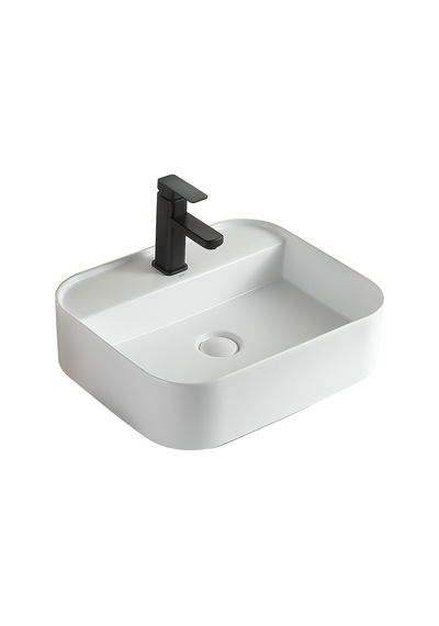 Ey-4720mb Mat Beyaz Tezgah Üstü Lavabo