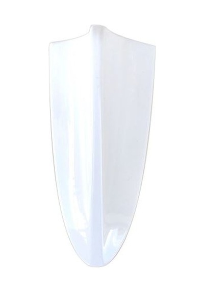 Zendar Anten Jaws Balık Sırtı Yapıştırma Süs Anteni 16cm Beyaz Yes-050 B