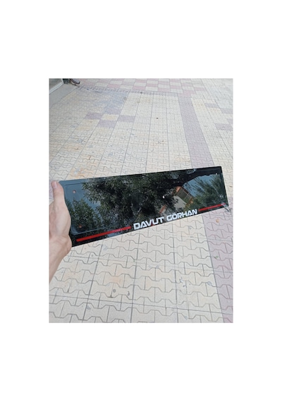 Pleksi Plakalık Takım 2 Ad. - App Ve Normal Plaka İçin Alt Üst Pleksi Plakalık - Tüm Araçlara Uyumlu - 576551995