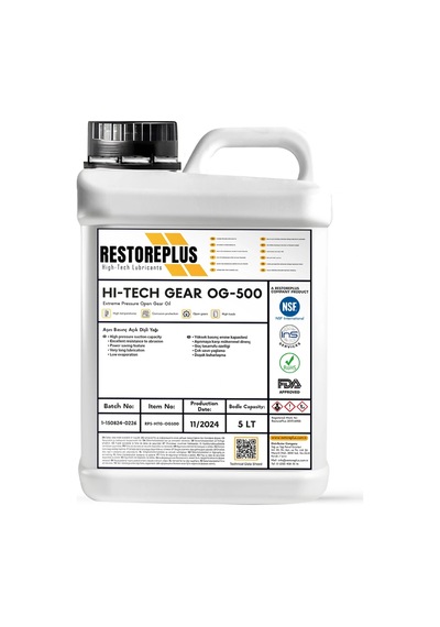 Restoreplus Hı-Tech Gear Og-500 Aşırı Basınç Açık Dişli Yağı 5 L