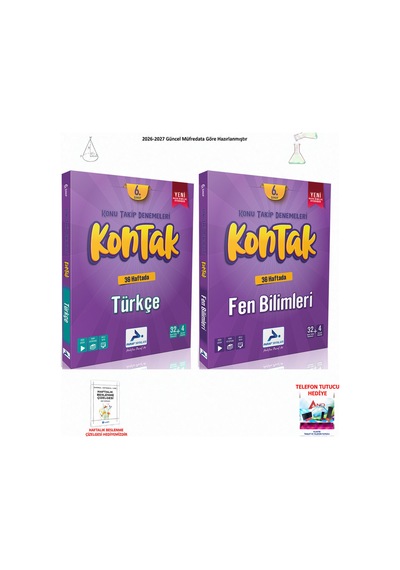 Paraf 6. Sınıf Kontakt Türkçe+fen Bilimleri 2 Kitap Seti
